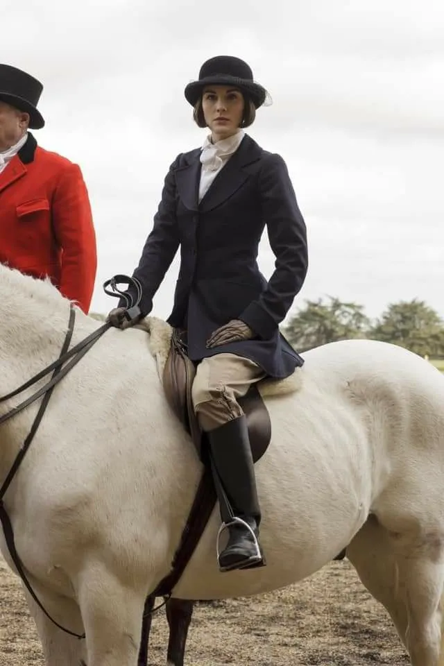Mary riding